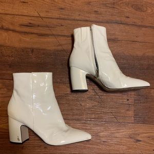 Sam Edelman White Hilty Boot